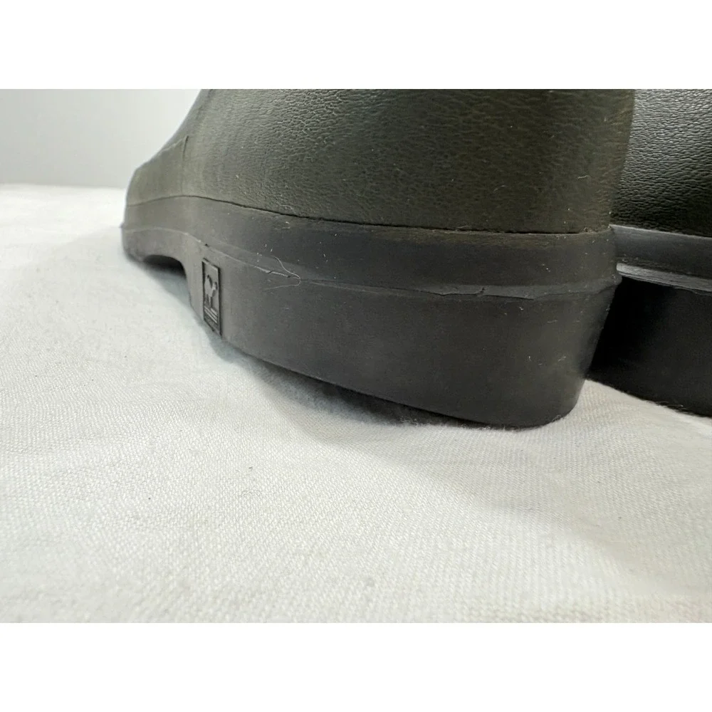 Vtg Le Chameau Mens‎ Gardening Shoes Loafers Slip On Green Round Toe sz 43 US 10